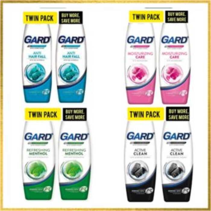 (Twin PACK Promo) GARD Shampoo Anti-Dandruff Refreshing Menthol/Anti ...