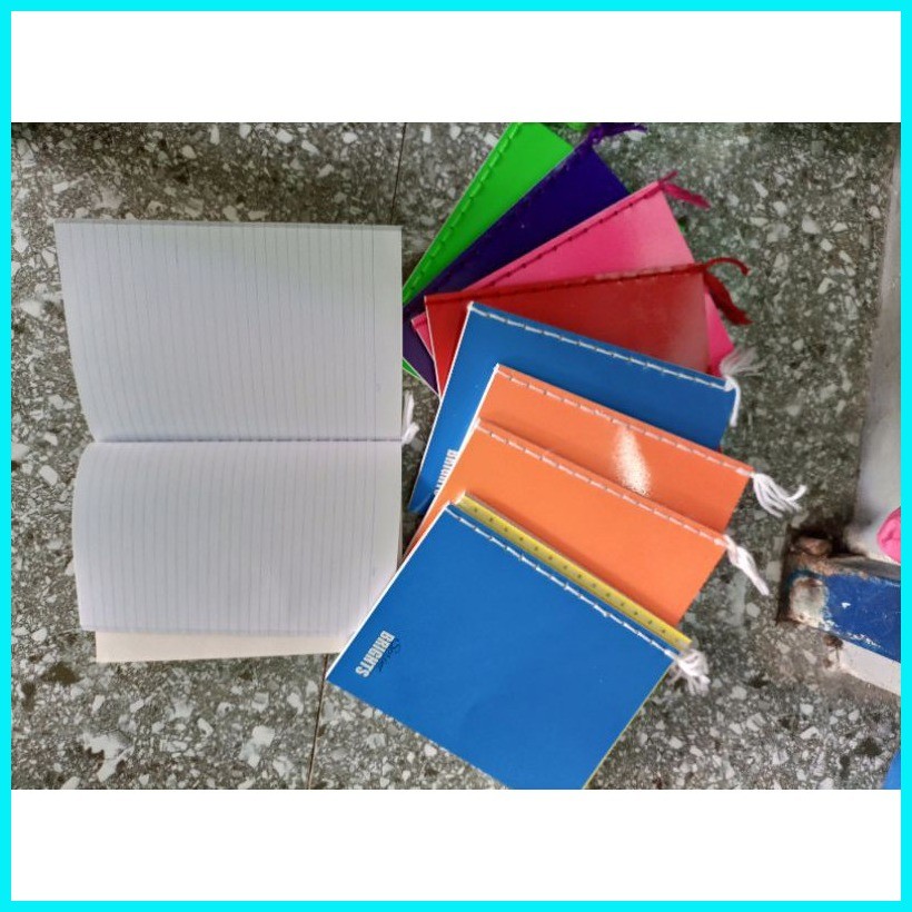 10 pcs Notebook w/yarn for grade 4-6 and highschool Plain color only ...