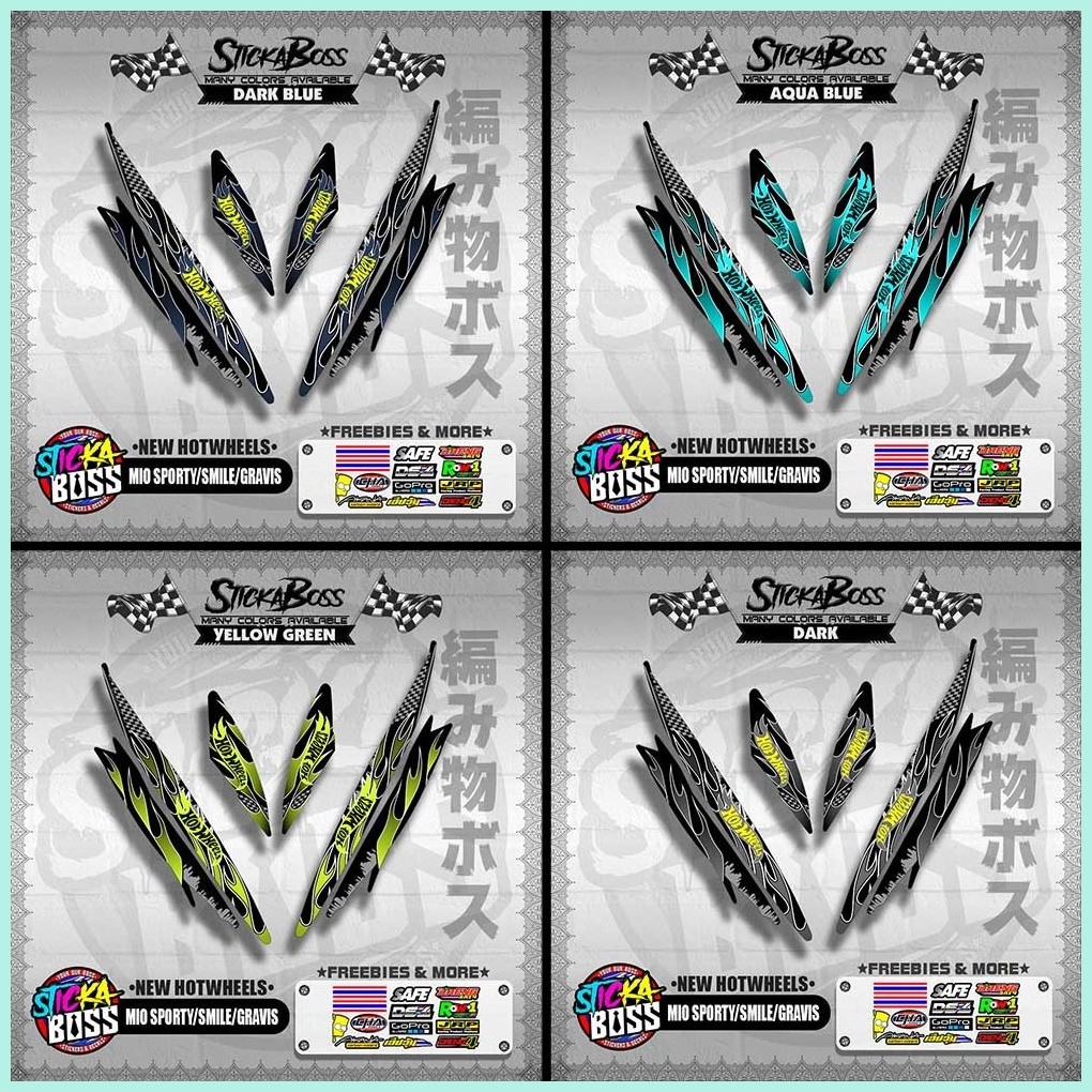 MIO SPORTY / SMILE / GRAVIS DECALS ( NEW HOTWHEELS ) | Shopee Philippines