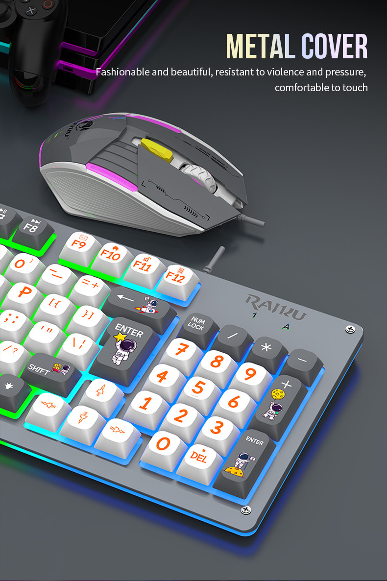 Zeus x RAIKU T98 PRO 94 Keys Metal Cover Rainbow Spherical Keycaps ...