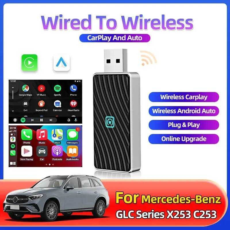 For Mercedes-Benz GLC Series X253 C253 OEM Wired Carplay Universal With ...