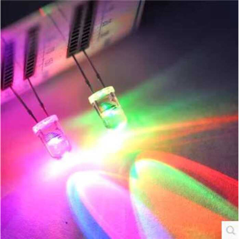 Slow 3MM LED Light Emitting Diode F3 Colorful Red Green Blue Three ...