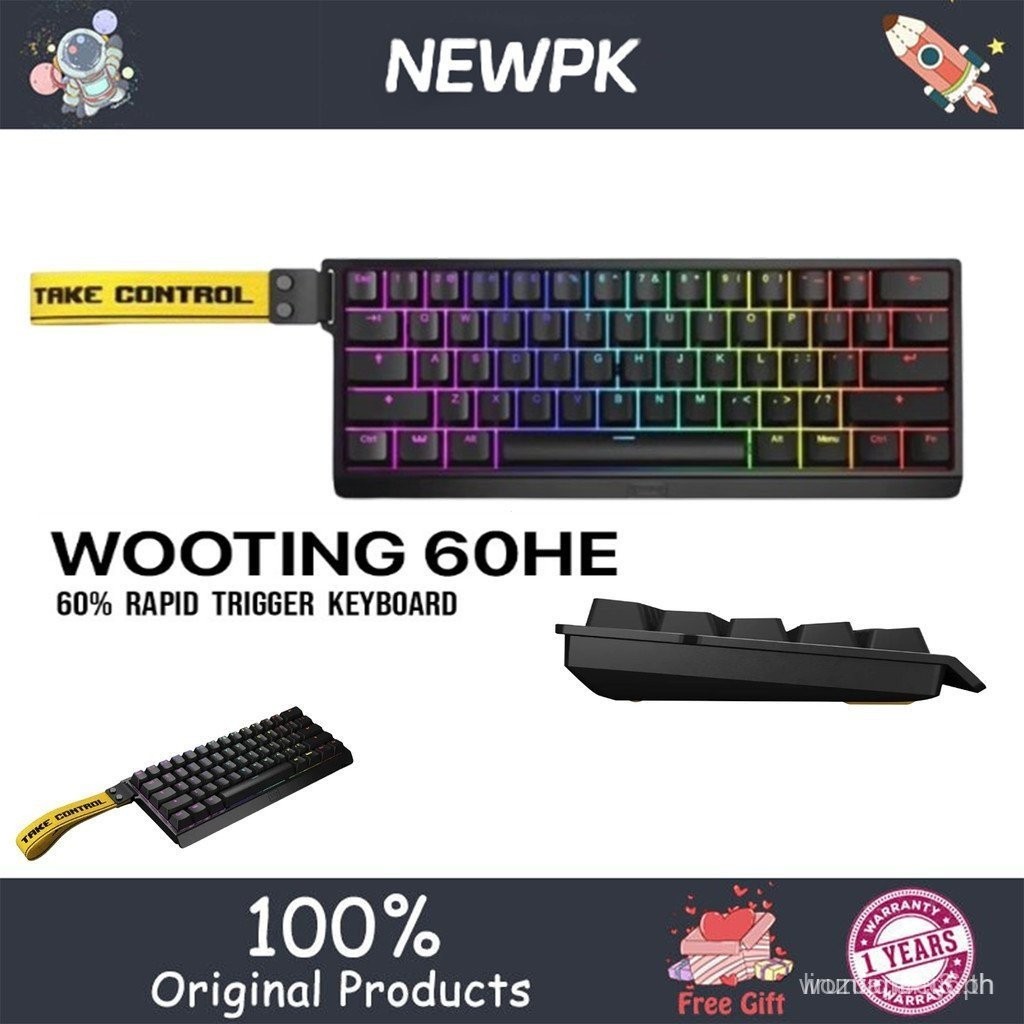 Available WOOTING 60HE+ 60% Gaming Keyboard Wired Fast Response ...