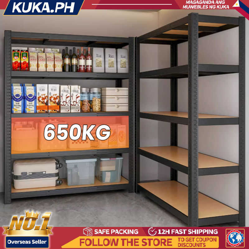 KUKA Boltless Rack Steel Storage Shees 5 Layer Load 650Kg Adjustable ...