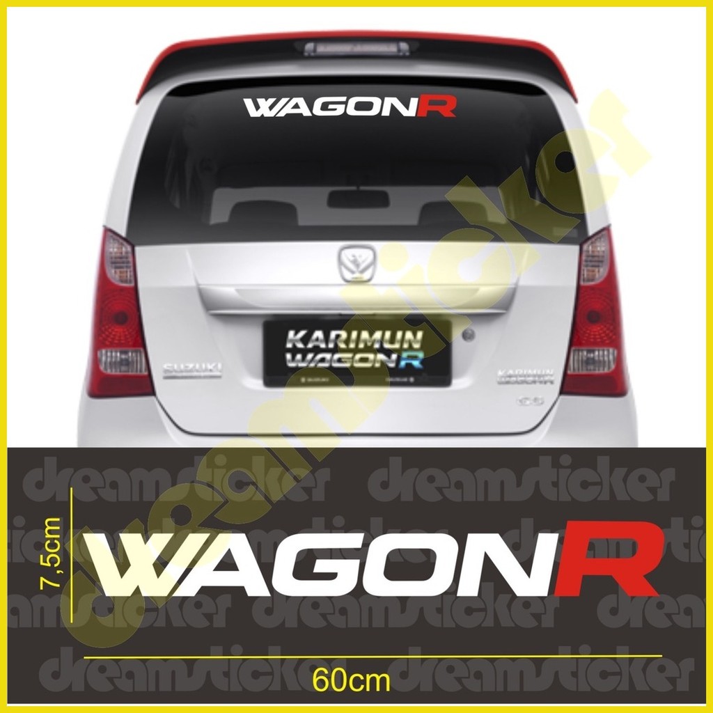 Suzuki Karimun Wagon R Rear Glass Car Sticker Sticker | Shopee Philippines