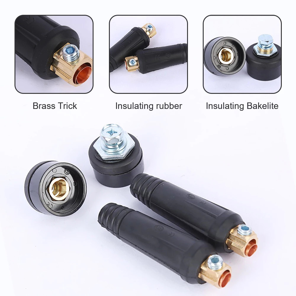 【COD】Standard Welding Cable Connector Threaded Plug and Socket Set DKJ ...
