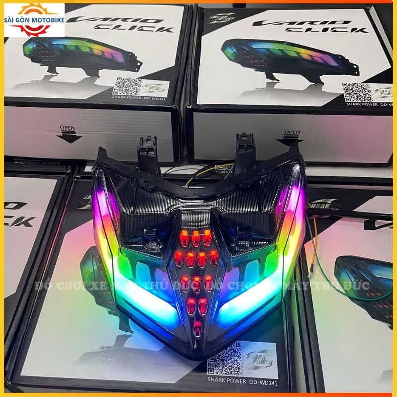 Honda Cheapest Click 125/150 V3 Tail Light RGB 13Modes LED Plug And ...