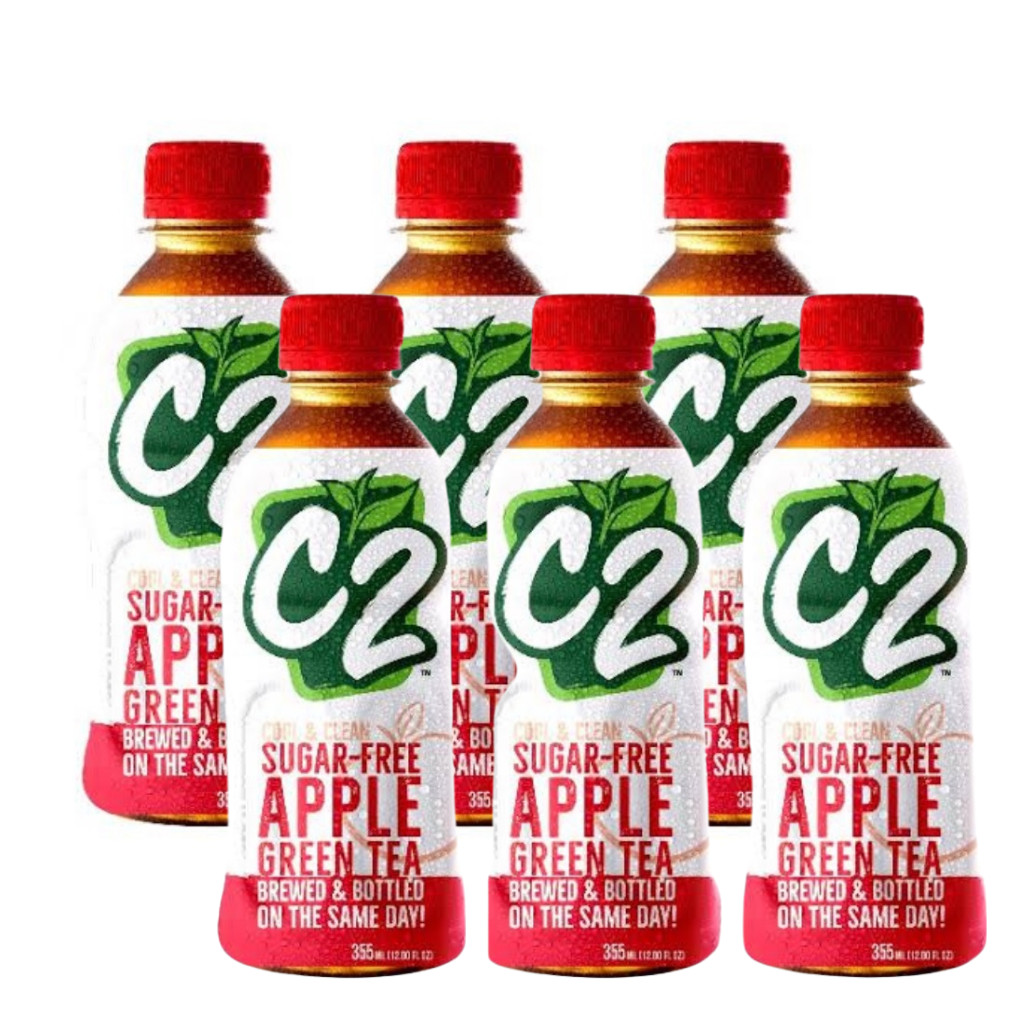 C2 Green Tea Sugar Free Pack of 6 (6x355ml) | Shopee Philippines