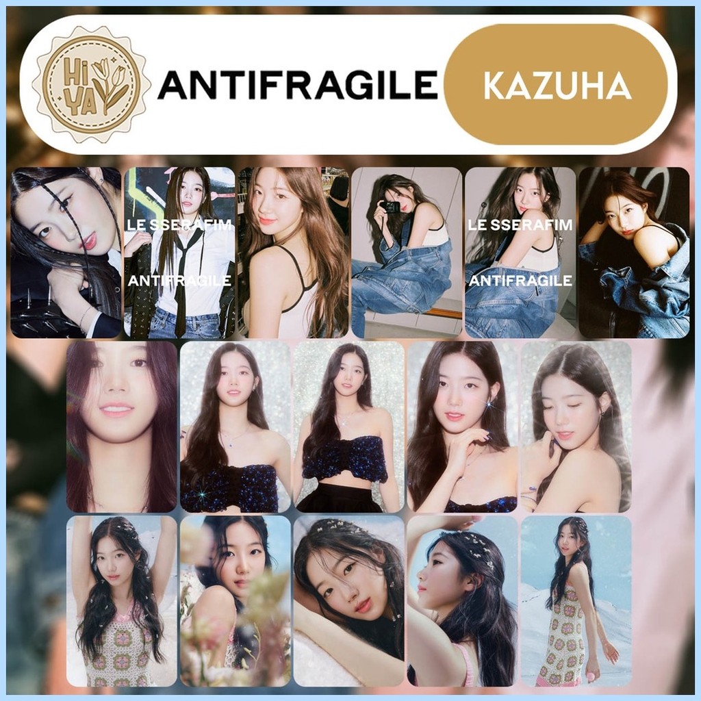 ◩ [UNOFFICIAL] LE SSERAFIM Antifragile Concept Photocard Set