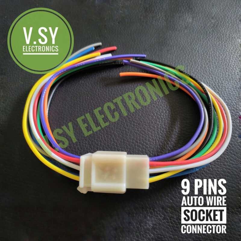 LY 8 s/9 s 25Cm Auto Wire Socket Male Female Connector Plug Electrical ...