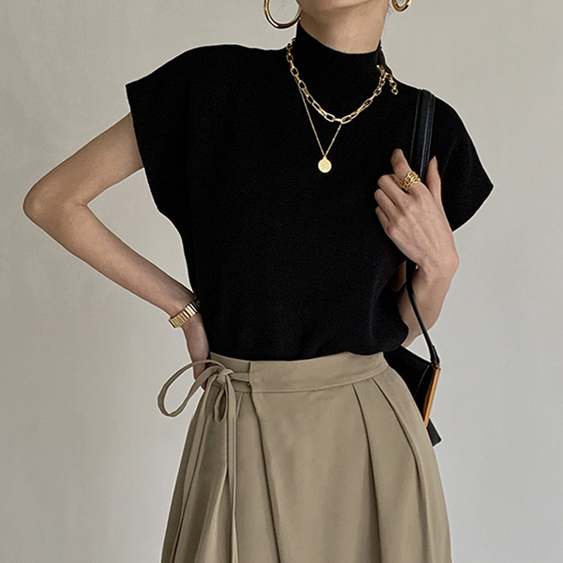 Turtle Neck Oversize Loose Knitted Top | Shopee Philippines