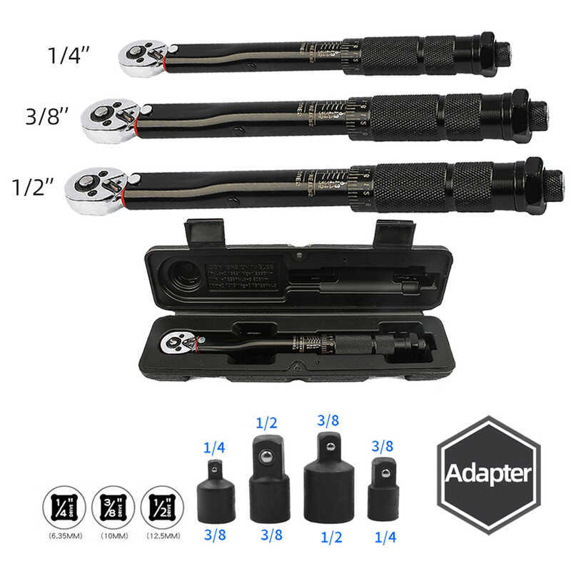 N m Torque Wrench Square Head Preset Car Torque Key Bicycle Car Force ...