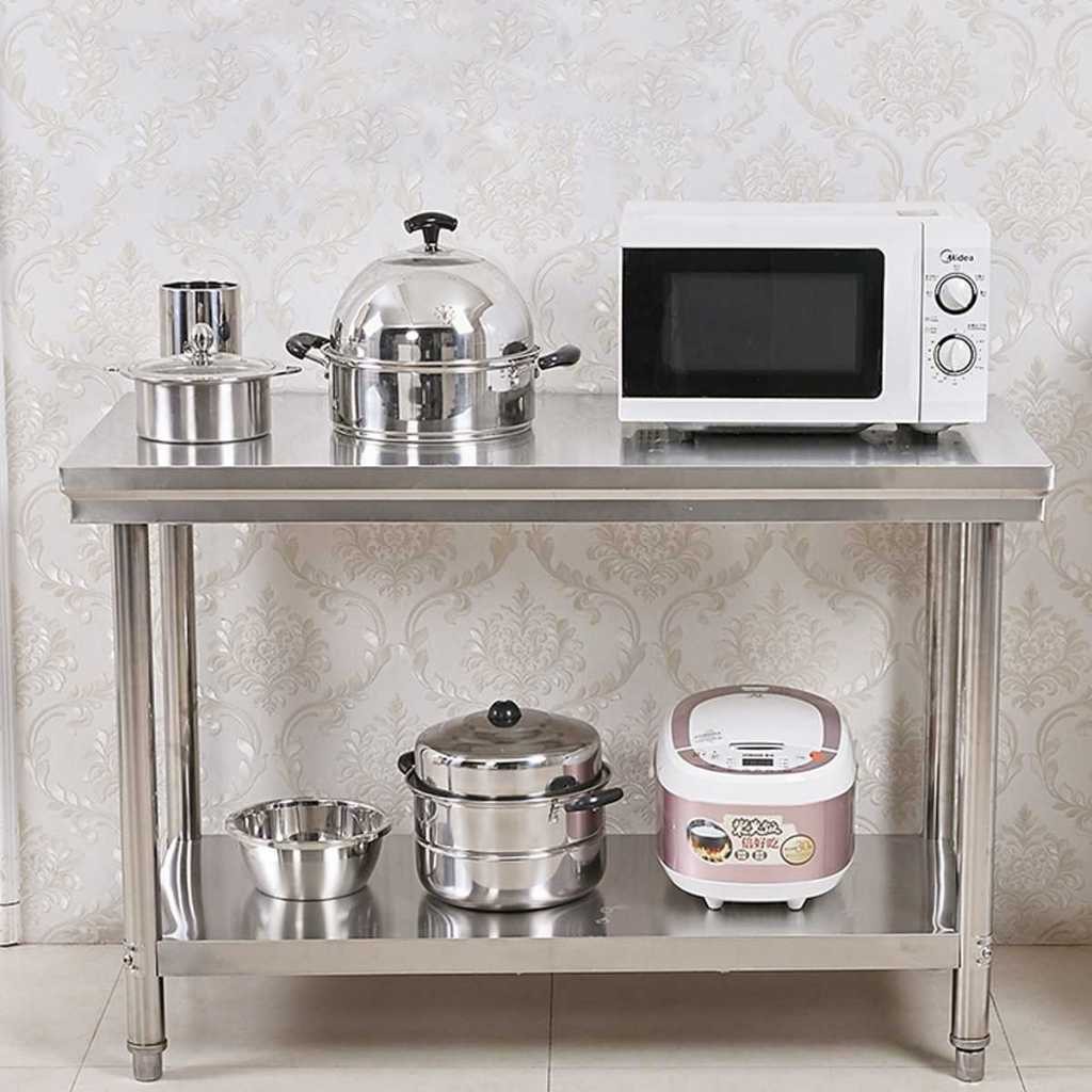 SKY Double deck stainless steel worktop dining kitchen worktop storage ...