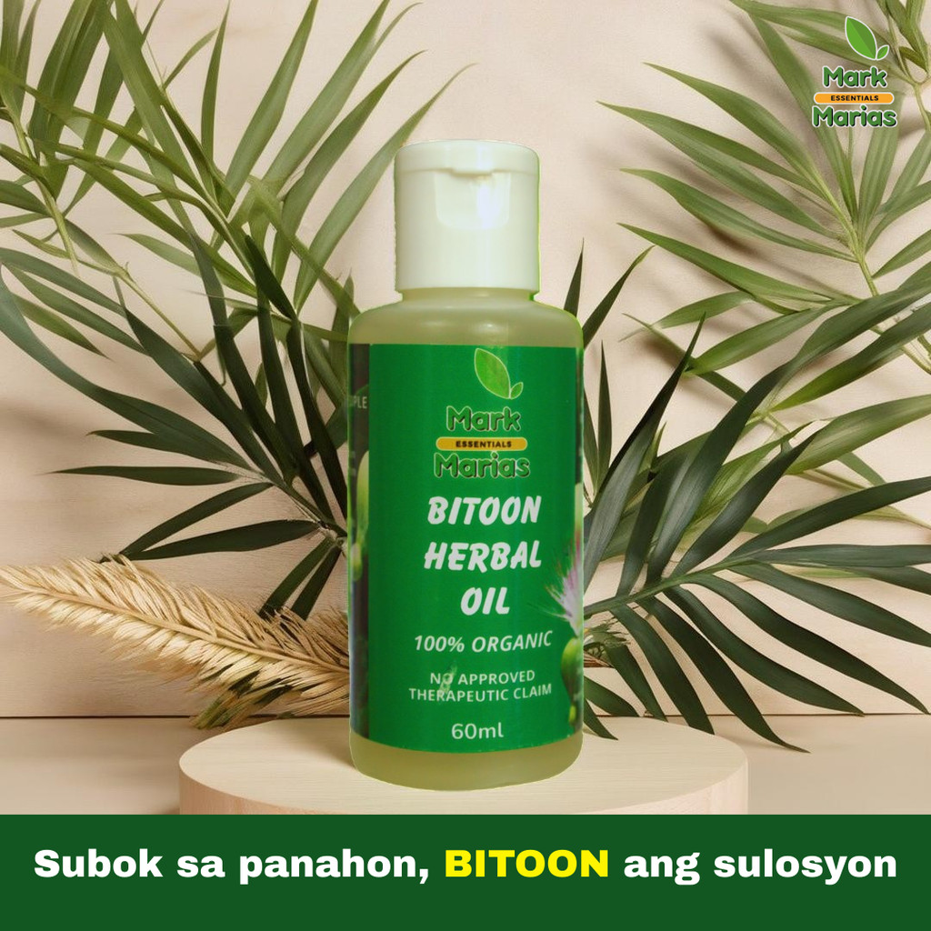 Bitoon Herbal Oil Mark & Maria’s Essentials 60 ml – Original Authentic ...