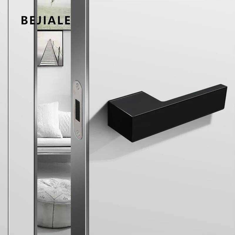 Italian 3 9 Minimalist Interior Bedroom Door Lock Hidden Key Ecological ...