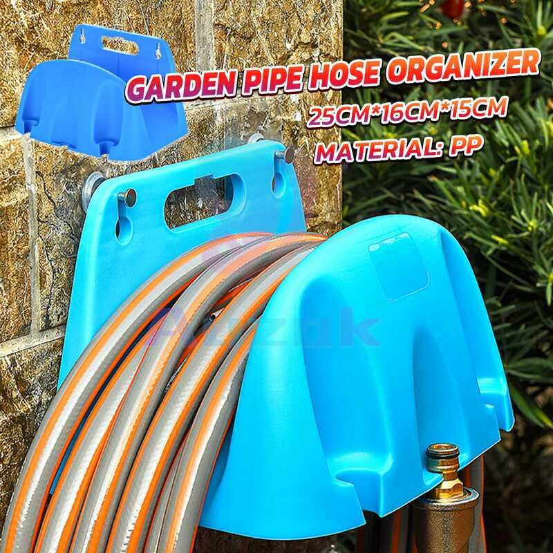 AUK Wall Mount Garden Pipe Hose Organizer Tool Water Sprayer Connector ...