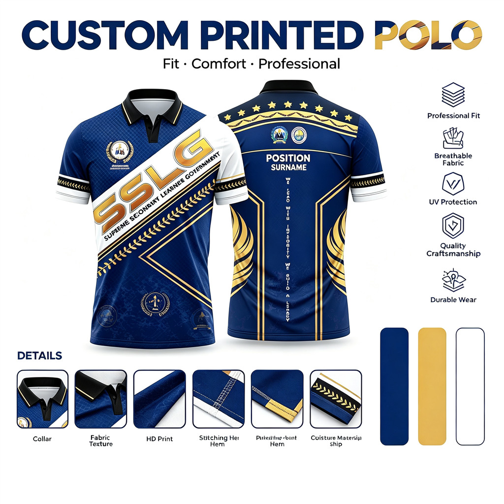 Free Custom Name & Logo Full Sublimation SSLG Polo Shirt 2026 Trending ...