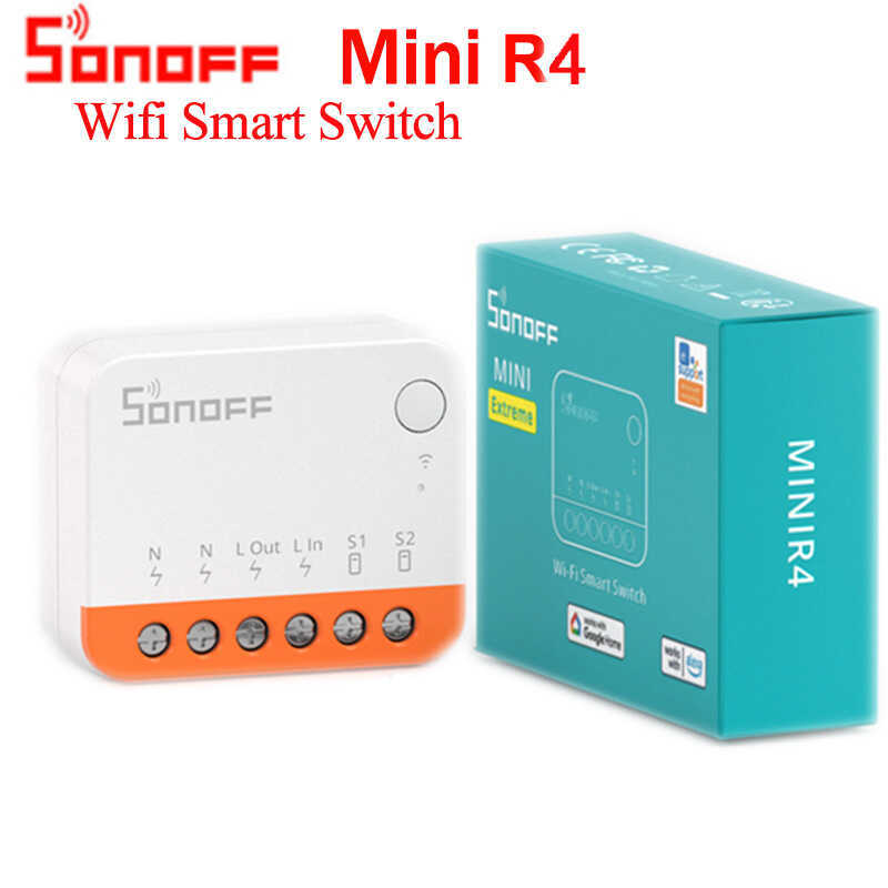 Sonoff Mini R4 Wifi Smart Home Switch Timing Dual Control DIY Modified ...