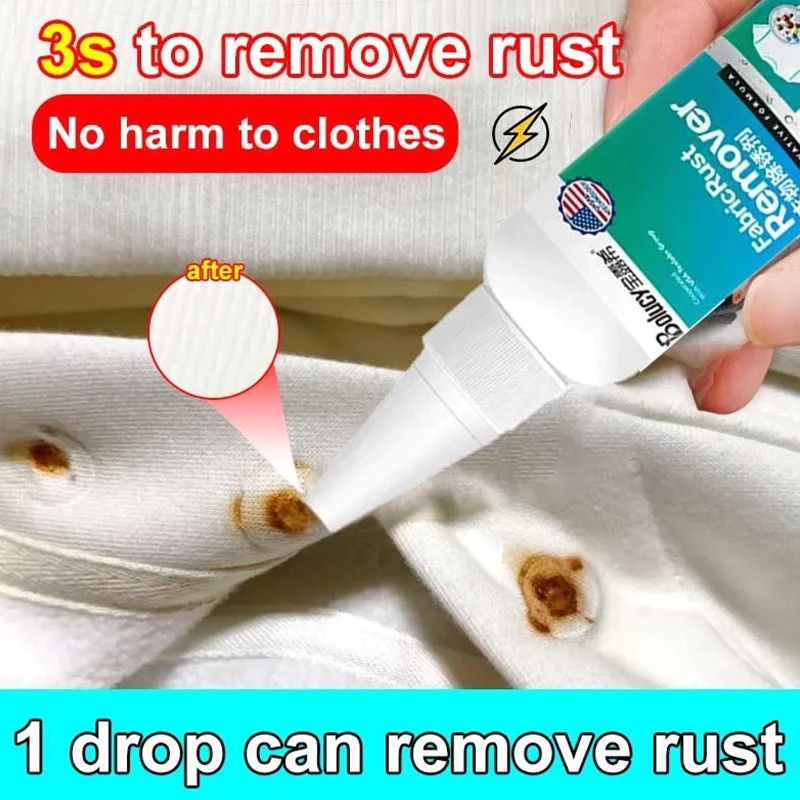 SAG Multi-purpose Fabric Rust Stain Remover for Clothes Clothing Drop ...