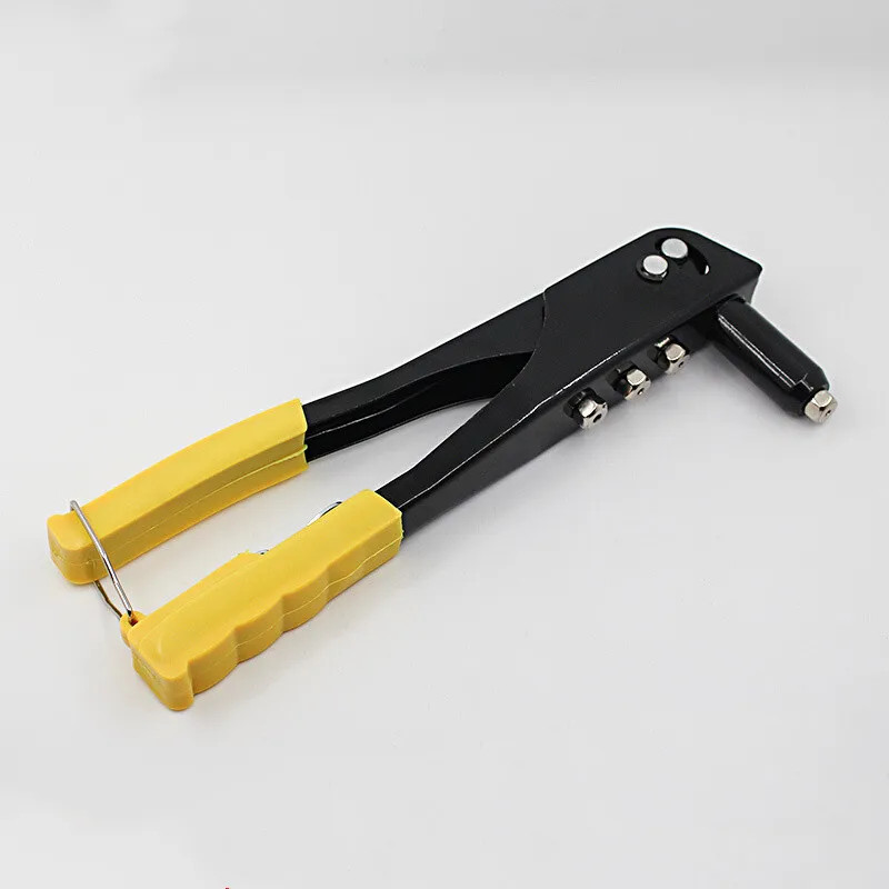 Hand Riveter Pvc Yellow Handle Fastener Heavy-Duty Hand Riveter Kit ...