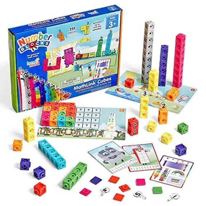 Hand2mind Numberblocks Mathlink Cubes 1-10 Activity Set, 30 Activities ...