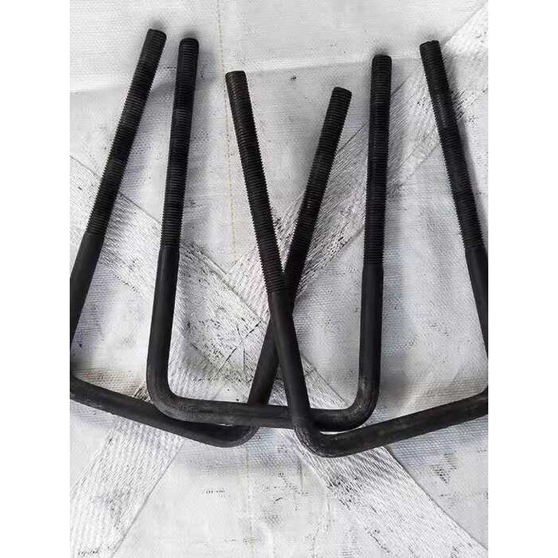 U-Bolts Extended Rod Pipe Rack Hot-Dip Gaanized U-Shape Hoops Clamp ...