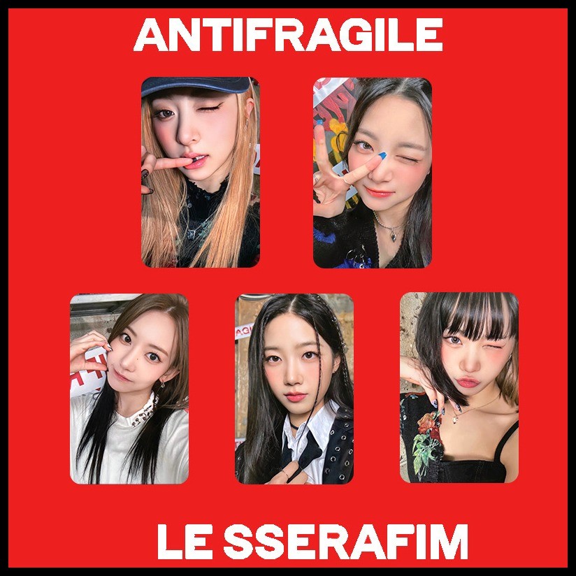 ♛Top Rated ⚡Express Delivery [5pcs/set] LE SSERAFIM Antifragile