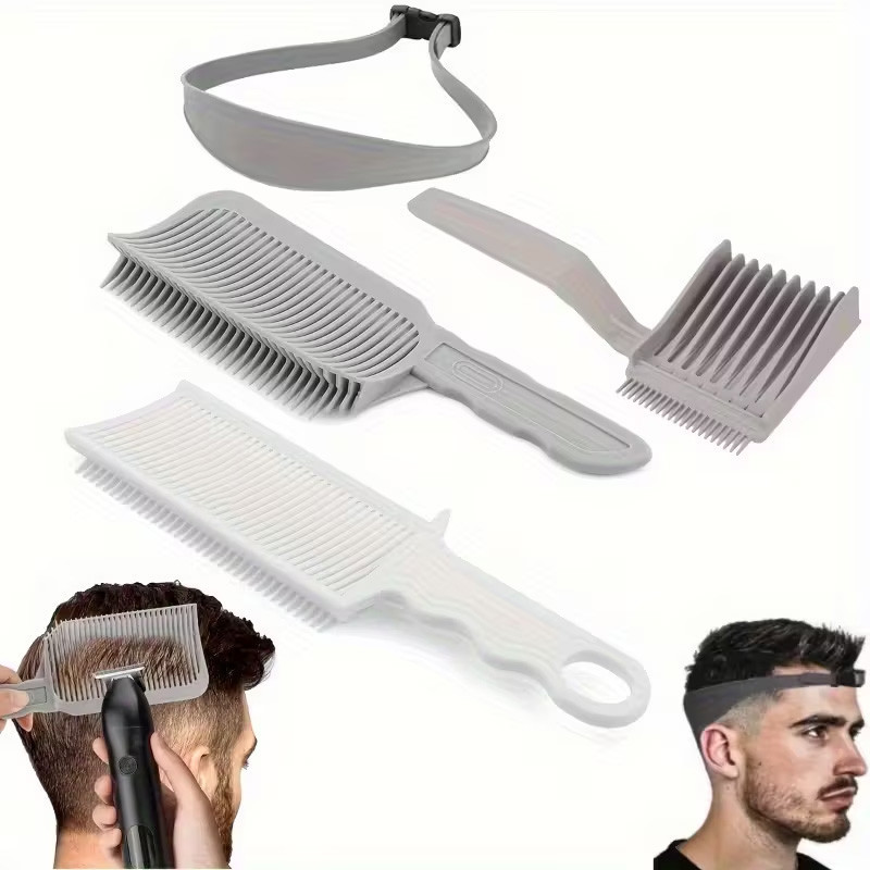 4PCS DIY Hair Trimming Template Haircut Band Breathable ...