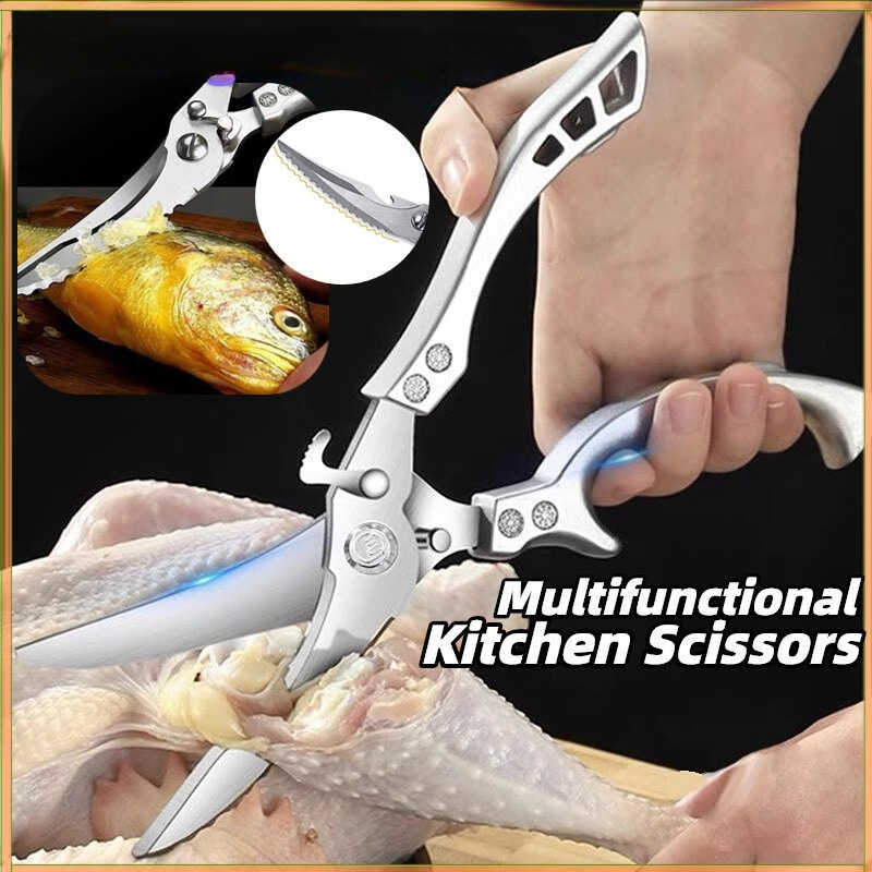 Heavy Duty Stainless Steel Chicken Bone Sharp For Meat Scrape Fish ...