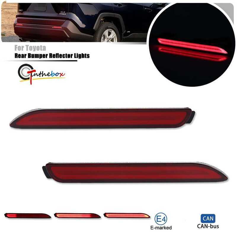 LED Rear Bumper Reflectors Tail/Brake Lights Lexus Rc350 Is-F Rx300 ...