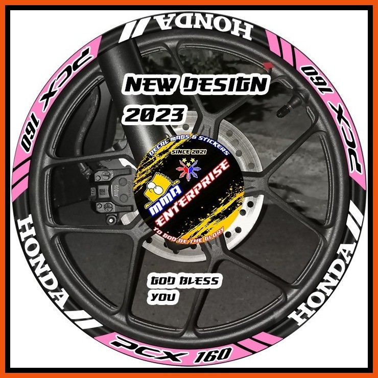 Honda PCX 160 New Design Decal Mag Sticker Printed By Maji GraphiPrint ...