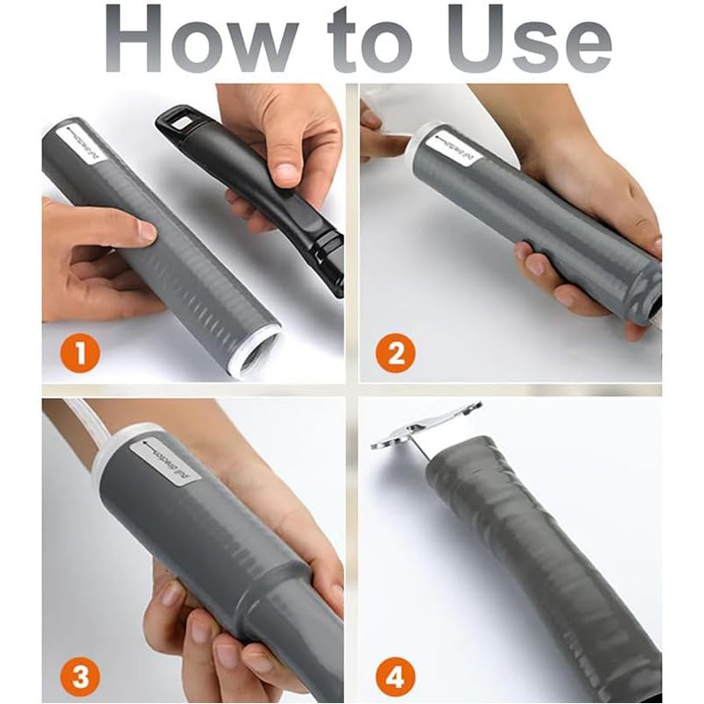 Pot Handle Heat Resistant Cover Protector Sleeve Rubber Hot Handle ...