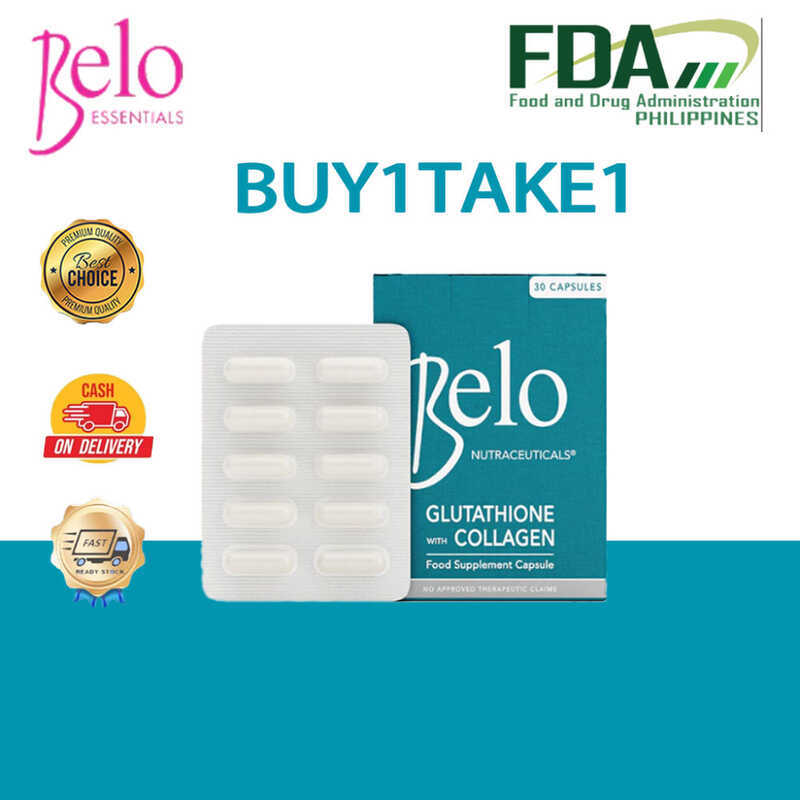 Glutathione+Collagen Belo Nutraceuticals 30S Capsules 761 Glutathione+ Collagen