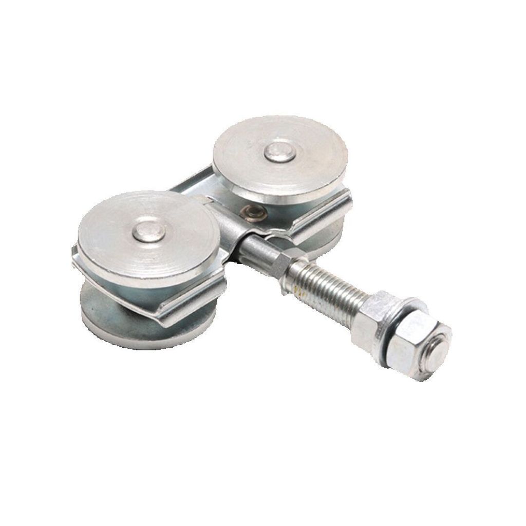 Sliding Door Roller V Groove Hanging Gate Wheel Heavy Duty Steel Double ...