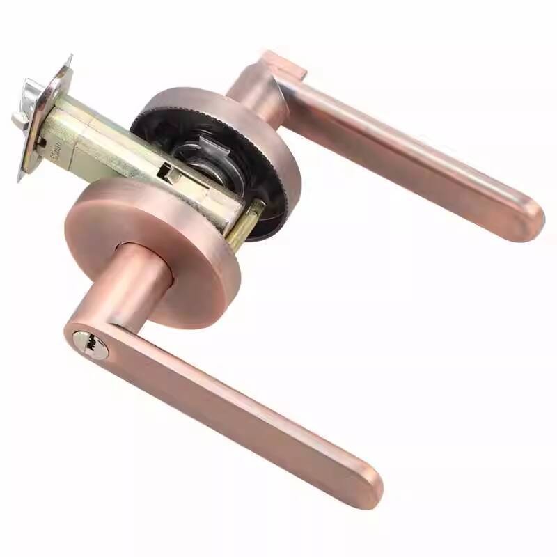 ☑♥ Supply Three-Pole Handle Lock Hotel Bathroom Door Lock Universal ...