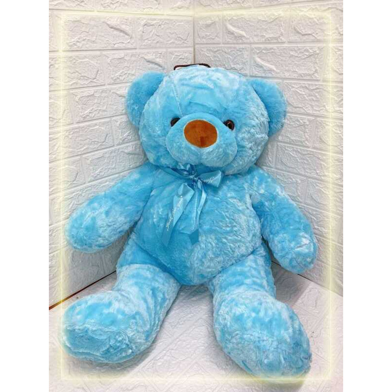 And Cute Fluffy Teddy Bear With Ribbon Stuffed Toy | Shopee Philippines