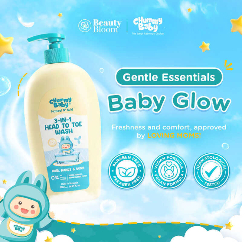 D4a Chummy Baby Natural N' Mild 3-In-1 Head To Toe Wash 500Ml 0F2 ...