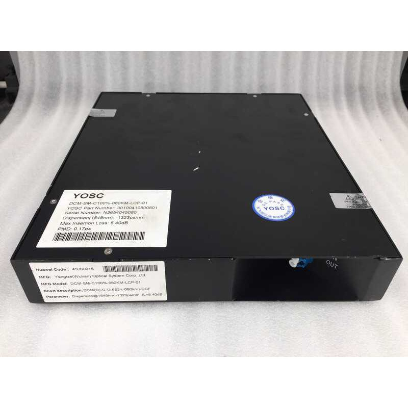 YOSC Dispersion Compensation Fiber Optic Module DCM-SM-C100%-080KM-LCP ...