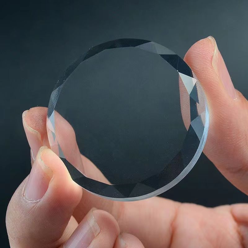 Base Accessories Diamond Edge Round Glass Base Plate Pad Eyelash Glue ...