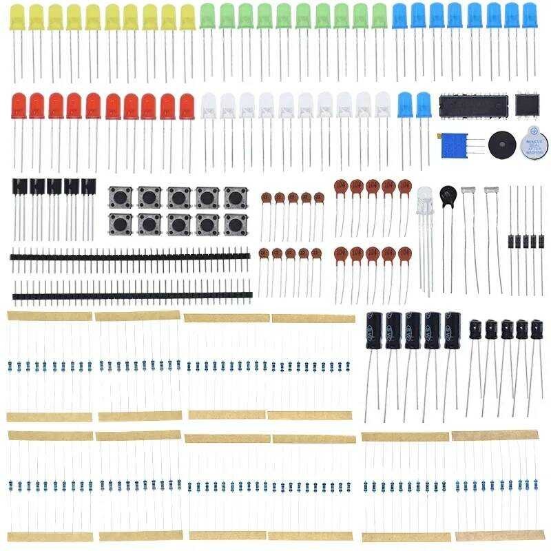 New 4 Electronics Components Basic Starter Kit for Arduino UNO MEGA2560 ...