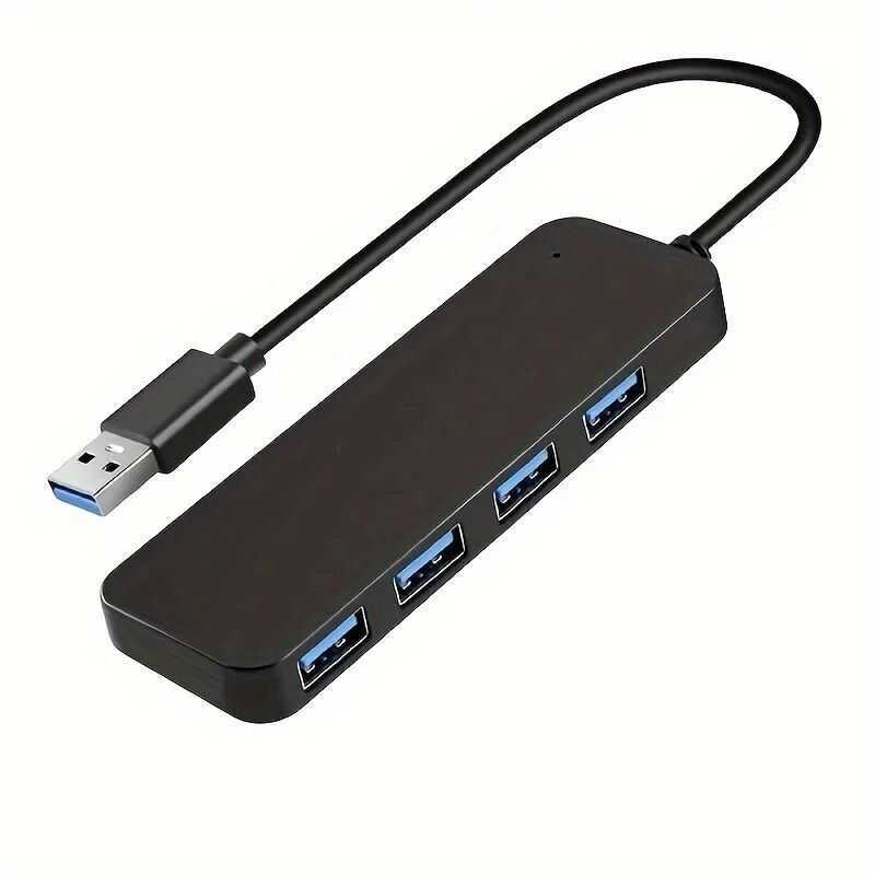 USB 3.0 Hub, 4-Port Hub Splitter Expander For Laptop, Xbox, Flash Drive ...