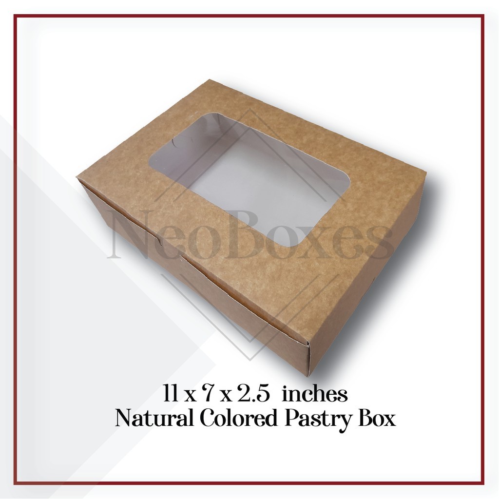 NeoBoxes | 11x7x2.5 Natural Color Box, 20s | Shopee Philippines