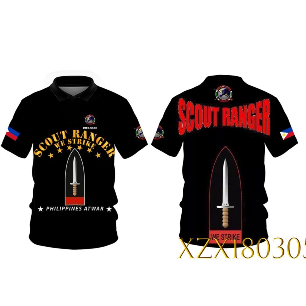 Scout Ranger 3D fully sublimated Polo T-shirt, open a new era of ...