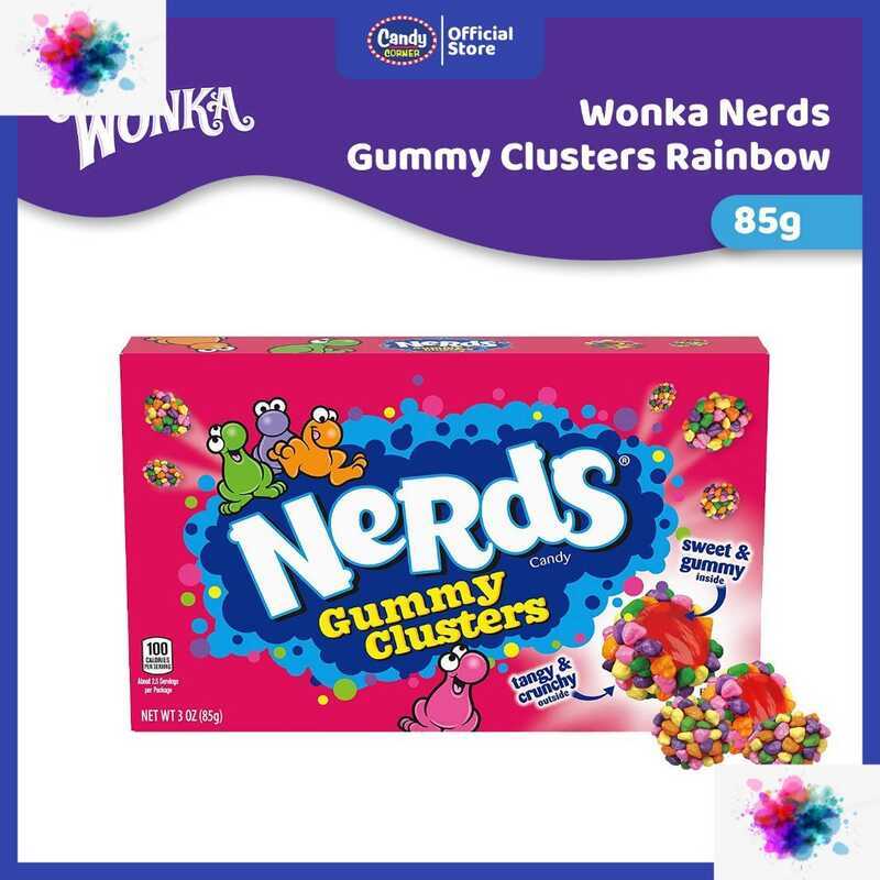 COD Wonka Nerds Gummy Clusters Rainbow Candy 85G | Shopee Philippines