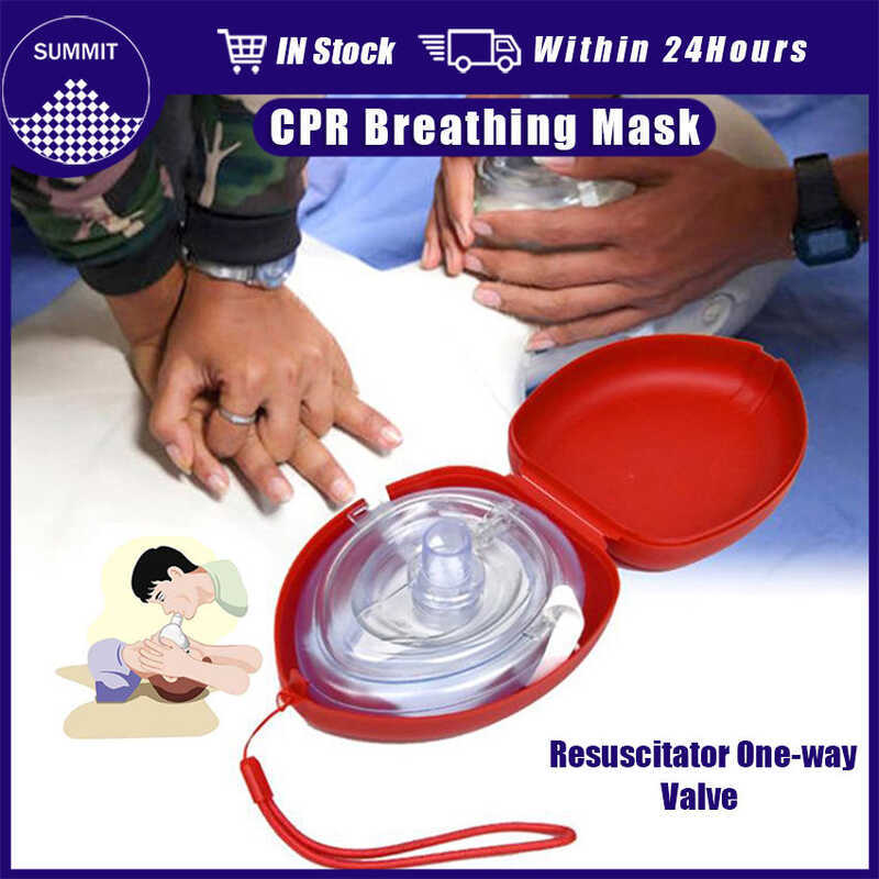 COD ABS First Aid CPR Breathing Mask Resuscitator One-Way Vae For ...