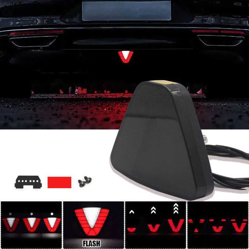 Style F1 LED Tail Brake Light Dynamic W Pilot Light Stop Safety Light ...