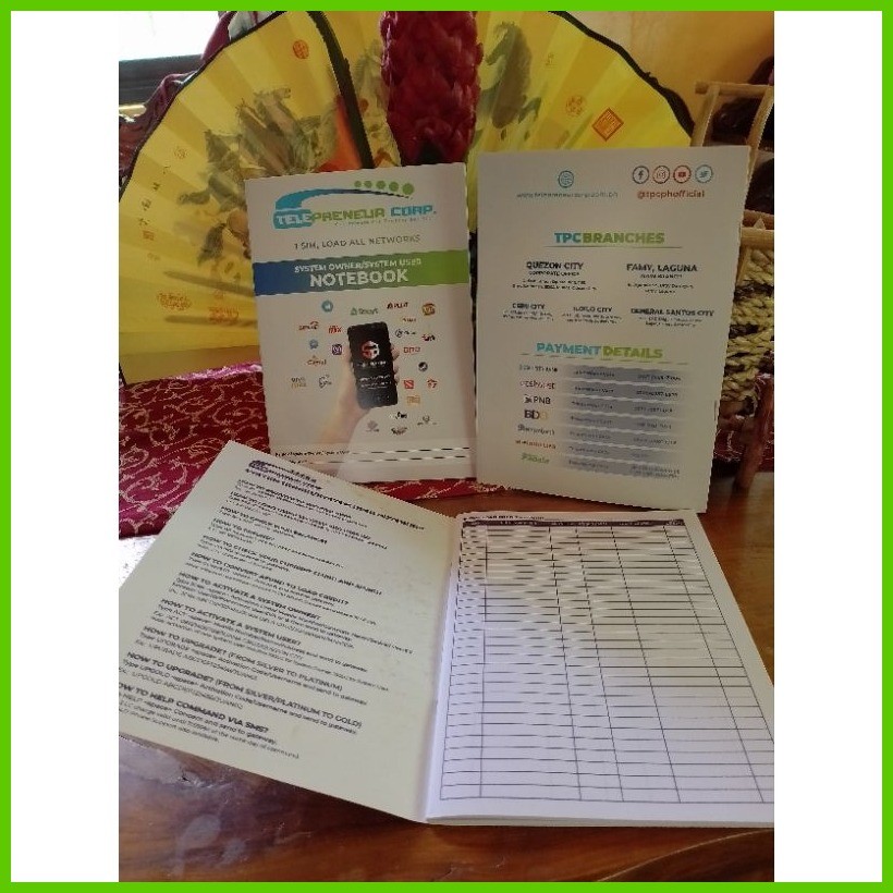 TPC notebook / Telepreneur Corporation Notebook / Loading Notebook ...