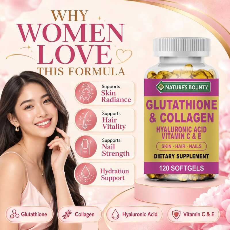 nature's bounty glutathione Vitamin E Pure dl-Alpha Supports Antioxidant Health Softgels, 180mg, 120 ct Nature's Bounty Optimal Solutions Advanced,