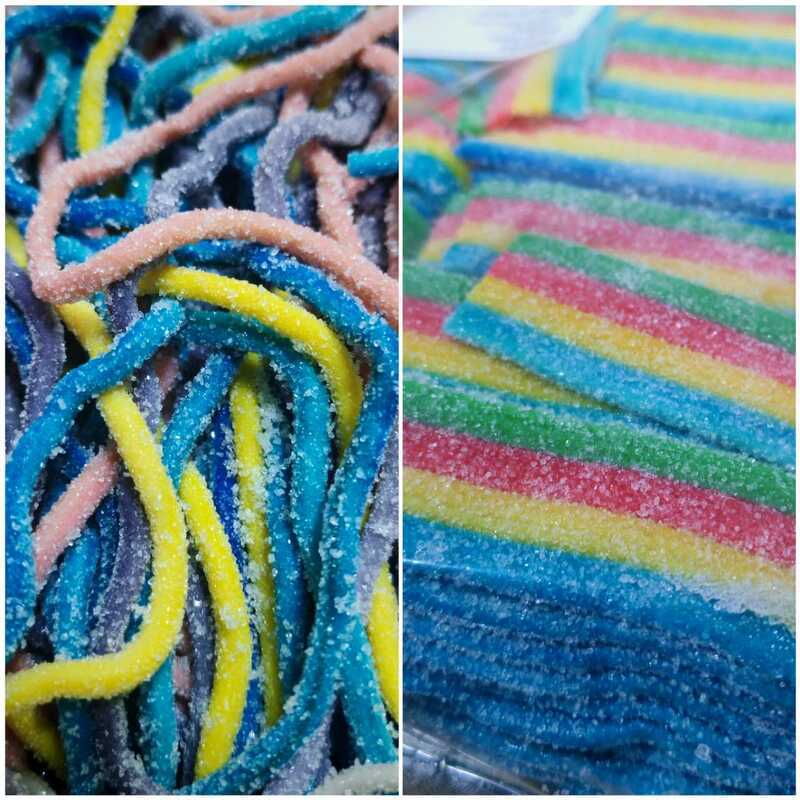 COD Sour Noodles Gummy /Sour Tapes Belts Candy 250G/500G/1Kg | Shopee ...