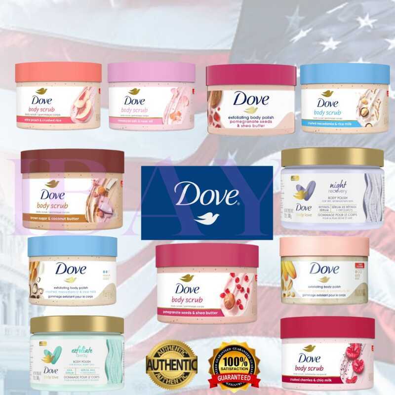 DOVE BODY POLISH SCRUBS AND EXFOLIANTS IMPORTED FROM USA 508 | Shopee ...